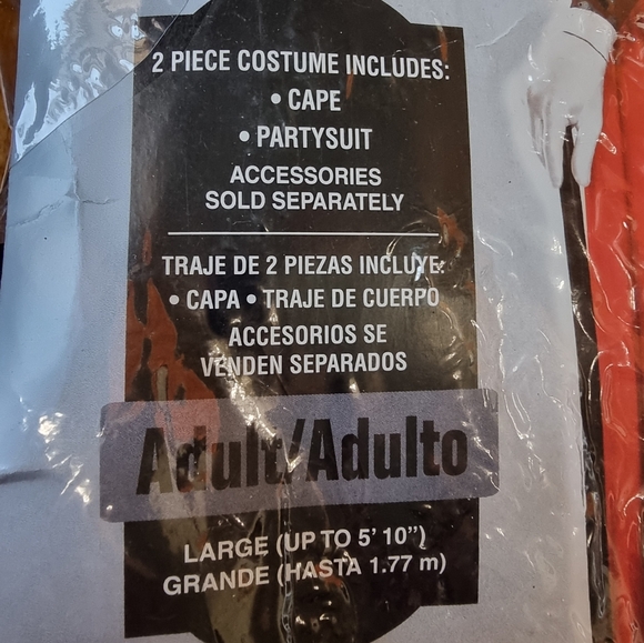 Adult Vampire Party Suit Men's Size L - Picture 3 of 7